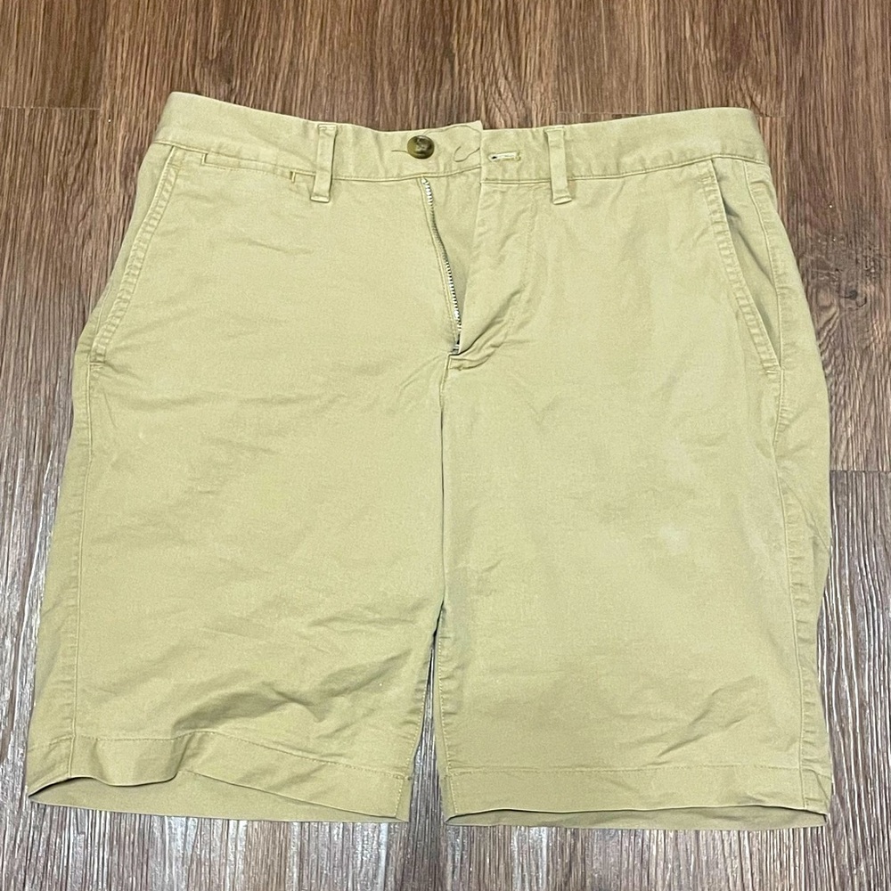 Bonobos Stretch Lightweight Chino Shorts Size 28 9” Khaki Tan